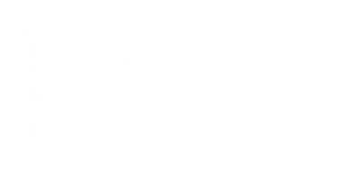 Arrow point to our secret sauce